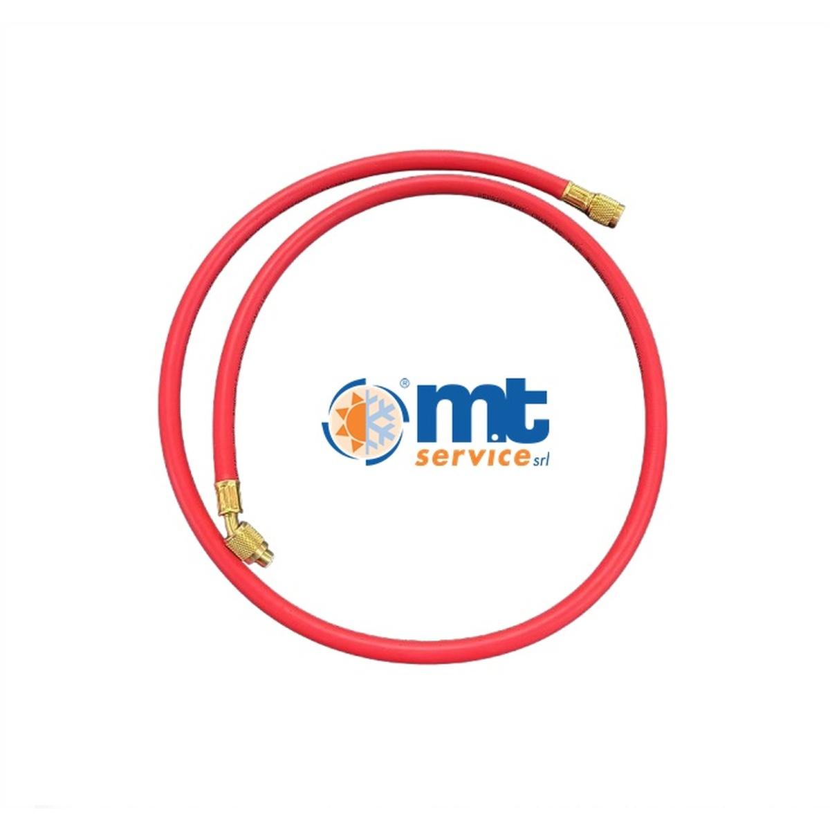Tubo gas refrigerante r134a-r22-r12-r600 1,2mt senza rubinetto 1/4-1/4