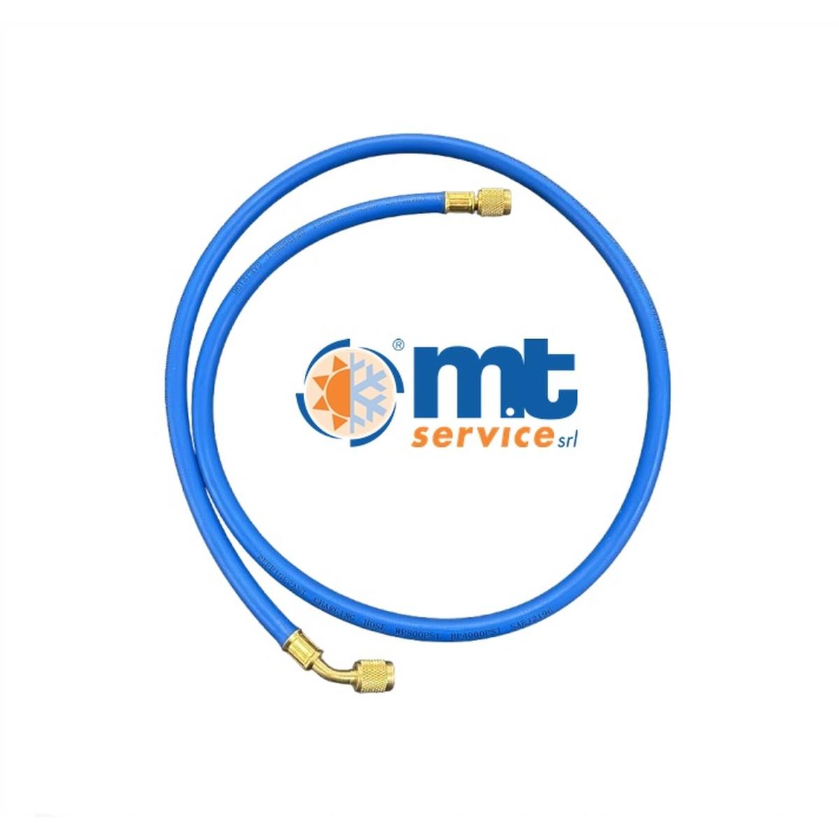 Tubo gas refrigerante r134a-r22-r12-r600 1,2mt senza rubinetto 1/4-1/4