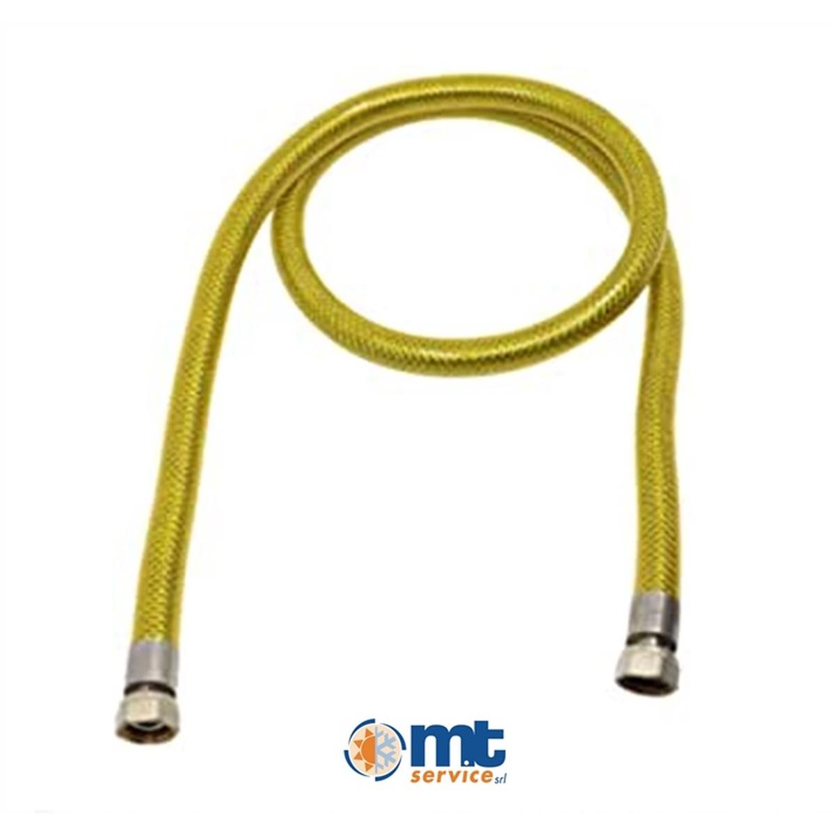 Tubo flessibile acciaio a norma gas f/f 4 metri