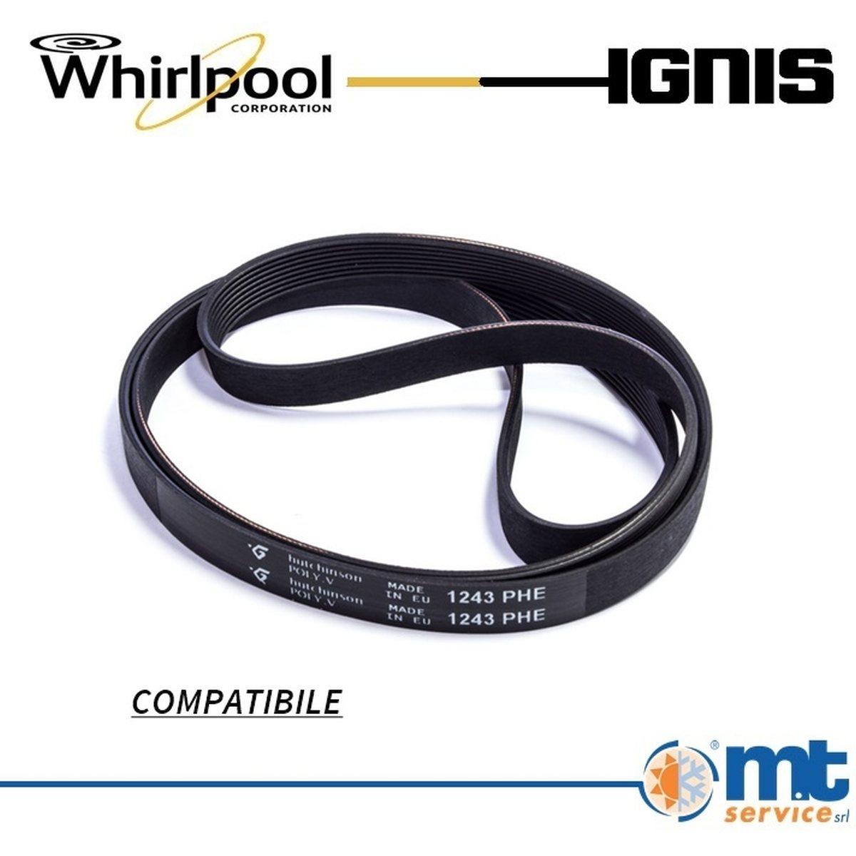 Cinghia 1243 h8 el hutchinson compatibile 481935818143 72124300 00661725 c00319414