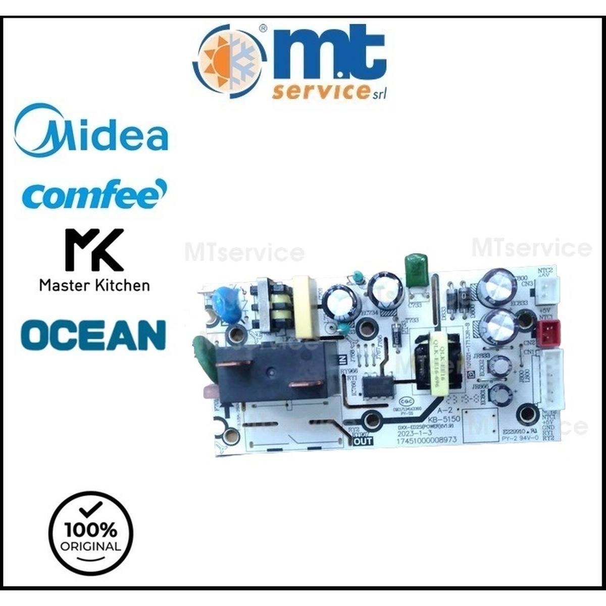 Scheda scaldaacqua midea comfee 17151000006689 = 17251000a10083
