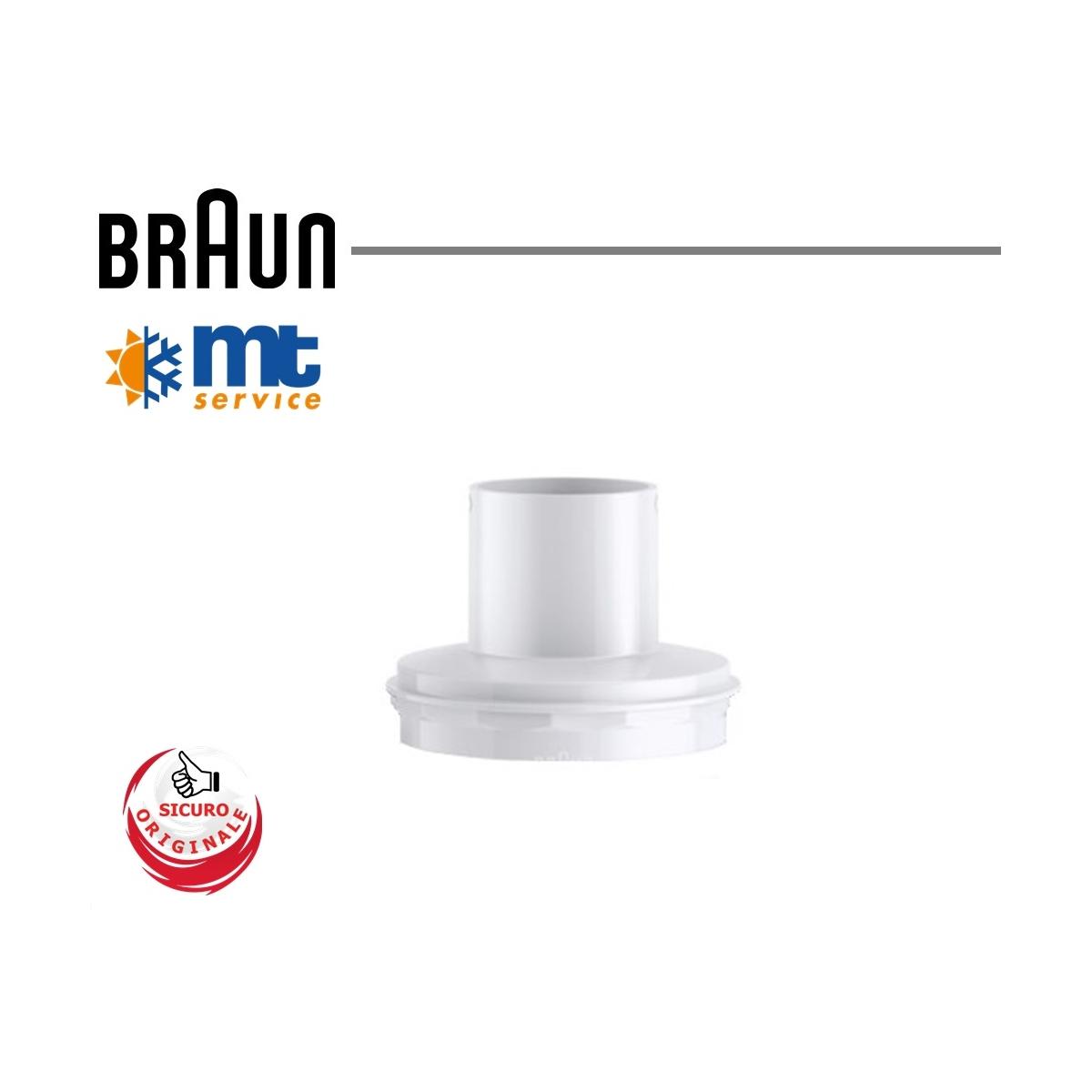 Coperchio bianco per accessorio tritatutto braun mq10.201mwh