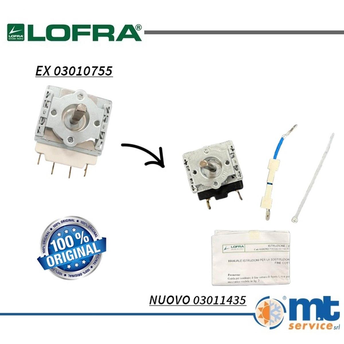 Temporizzatore originale lofra ex 03010755 (modifica) 03011435