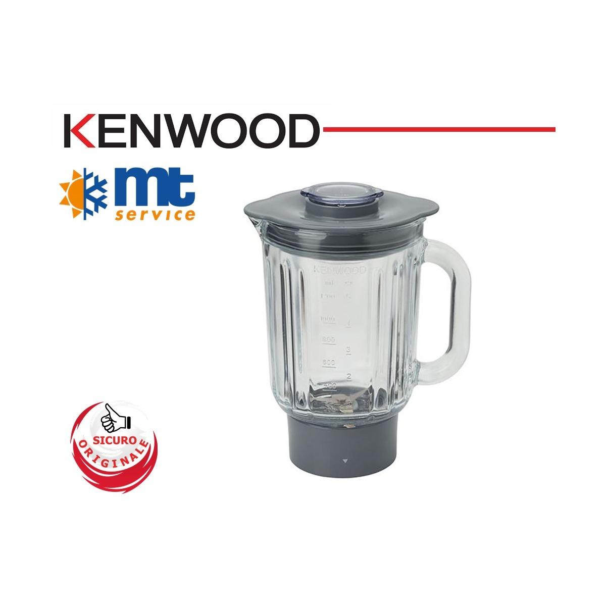 Bicchiere frullatore in vetro cpl 1,2l originale kenwood kap60.000gy prospero+