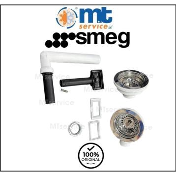 Gruppo piletta originale per lavelli doppi smeg mod lpd116d lpd116s lpd862