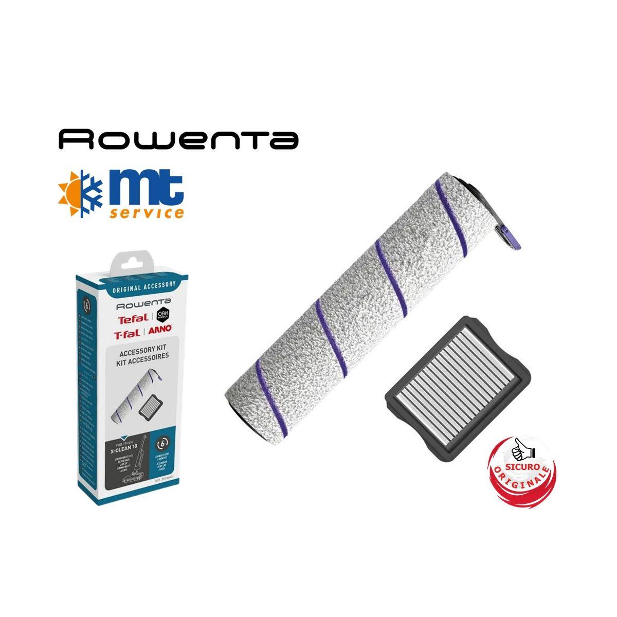 Kit accessori originale rowenta x-clean 10 - gz7035 / 40 (rullo+filtro)