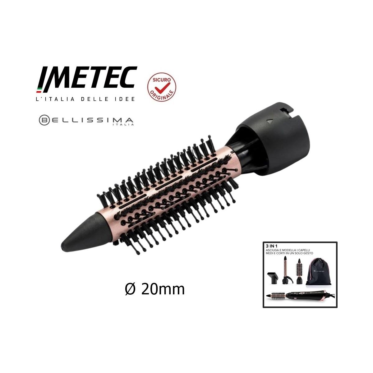 SPAZZOLA TONDA 20mm ORIGINALE IMETEC BELLISSIMA CERAMIC AIR 11886 S4201