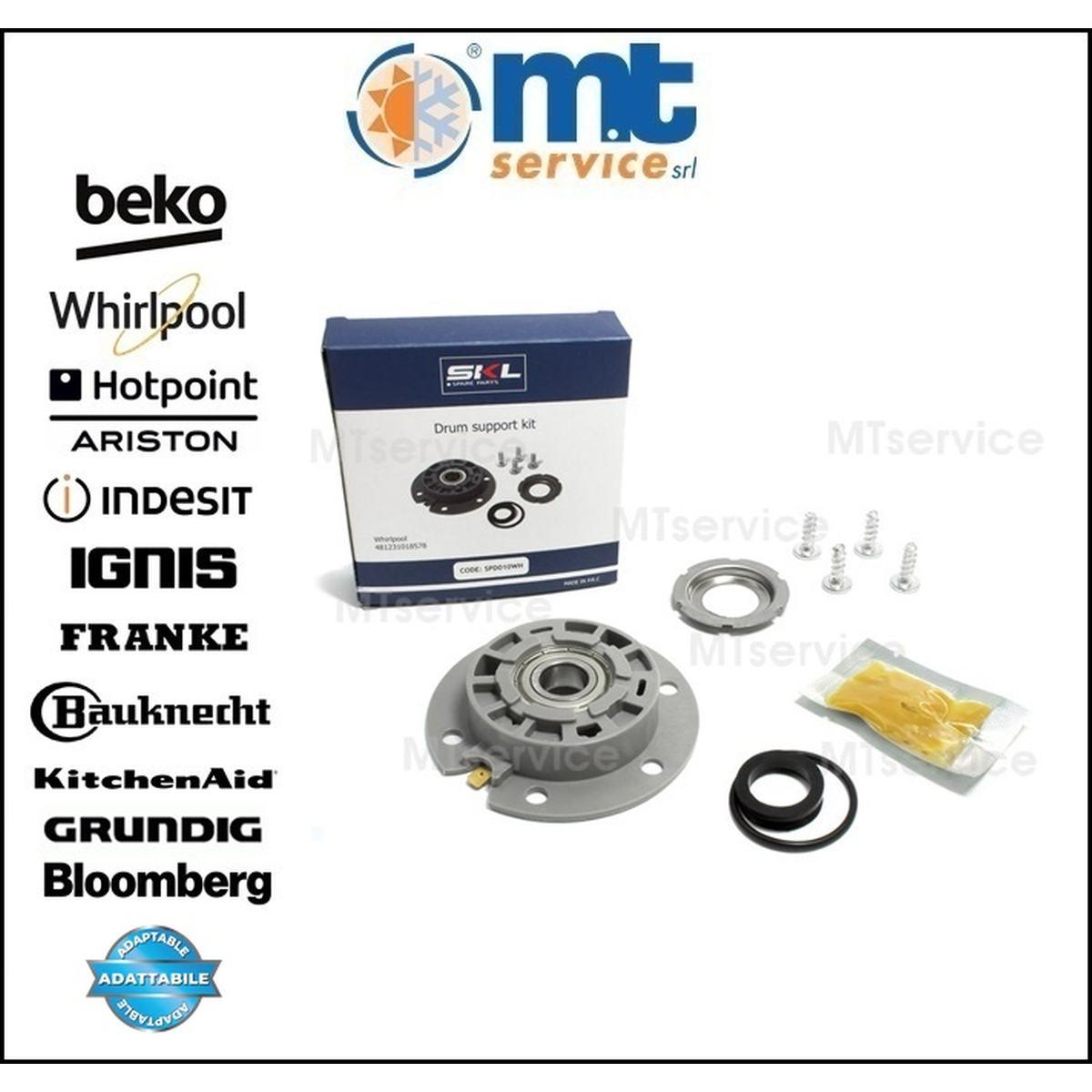 Kit mozzo cuscinetto cesto compatibile 481231019144 481231018578