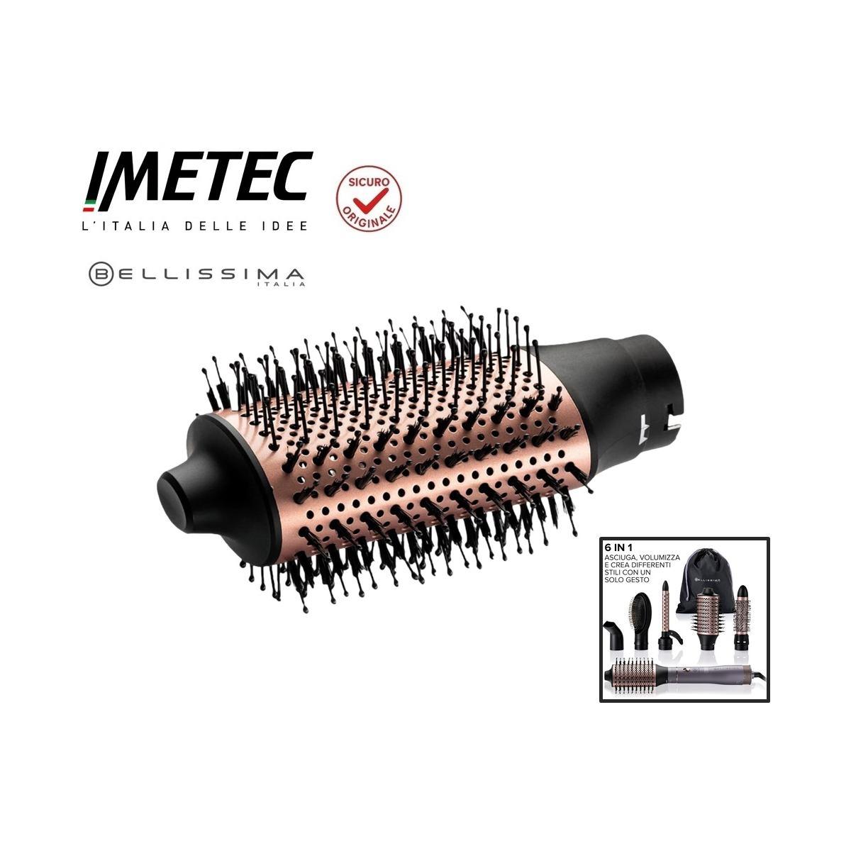 Spazzola volumizzante originale imetec bellissima 11914-r9101 dry&stile