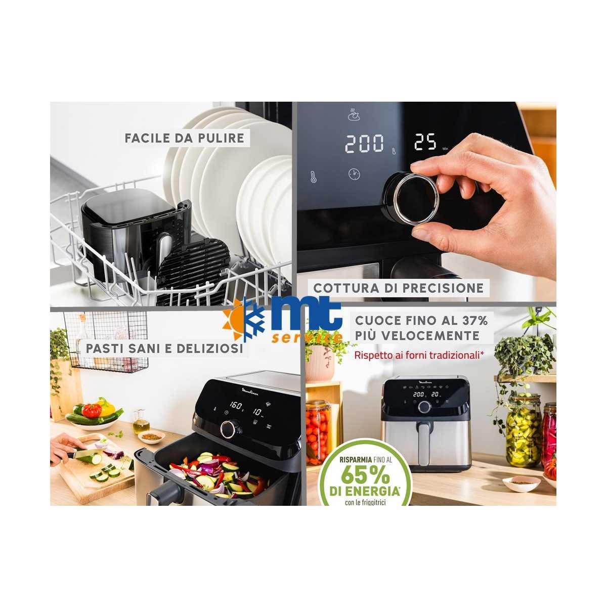 FRIGGITRICE AD ARIA MOULINEX EASY FRY MEGA 2 KG - 7,5 L - per 8 PERSONE