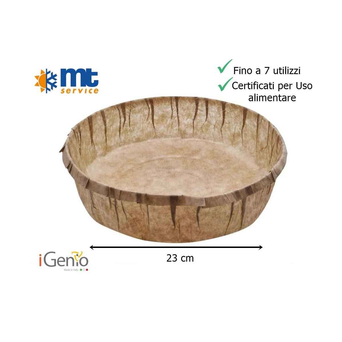 CESTELLO CARTA PER FRIGGITRICE ARIA Ø 23cm - 15PZ - UNIVERSALE