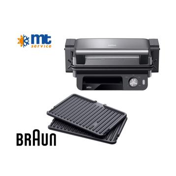 Bistecchiera/griglia braun cg5033i- 2000w - nero/argento