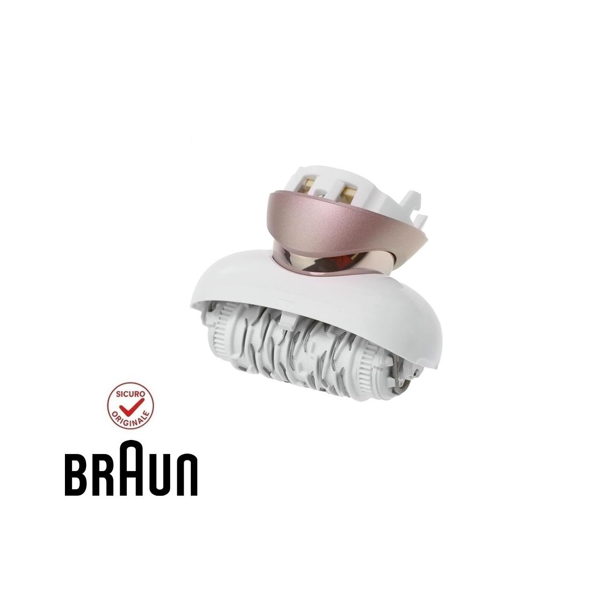 Testina rosa-titanio originale braun silk-e'pil serie 9 - 5380