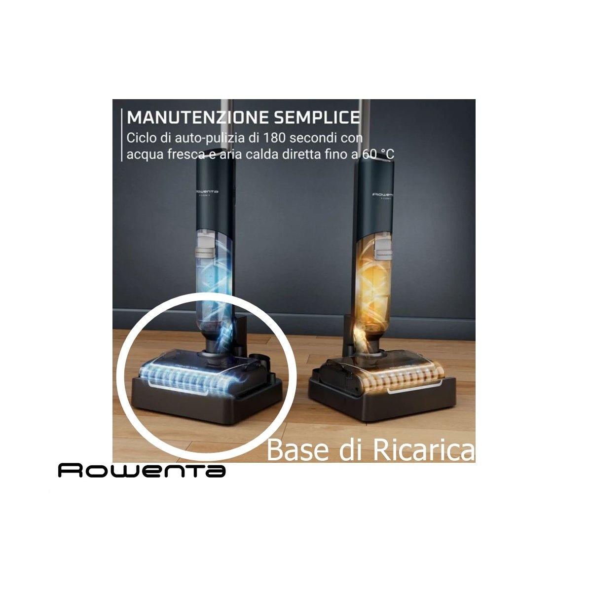 Base ricarica e alimentatore lavapavimenti originale rowenta gz5736