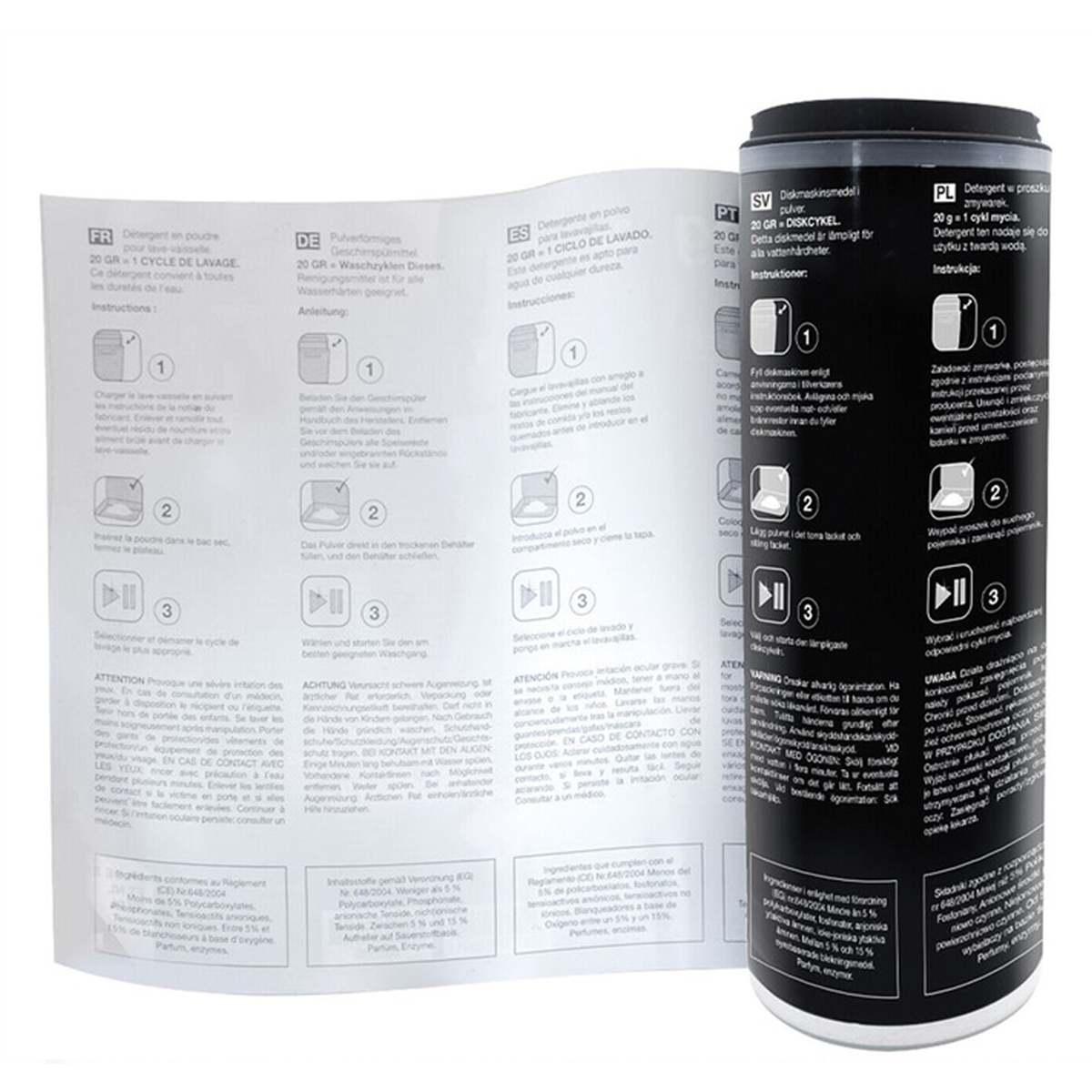 DETERGENTE IN POLVERE PER LAVASTOVIGLIE POWER-DET 650gr 32LAVAGGI