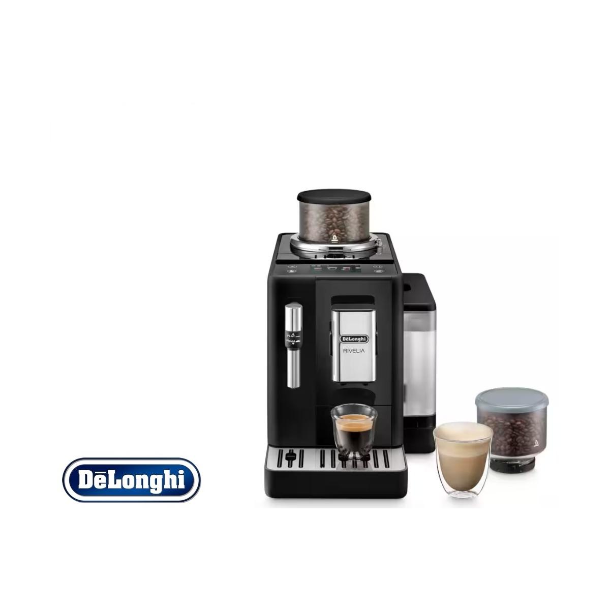 MACCHINA CAFFE' SUPERAUTOMATICA DE'LONGHI RIVELIA Onyx Black EXAM440.35.B