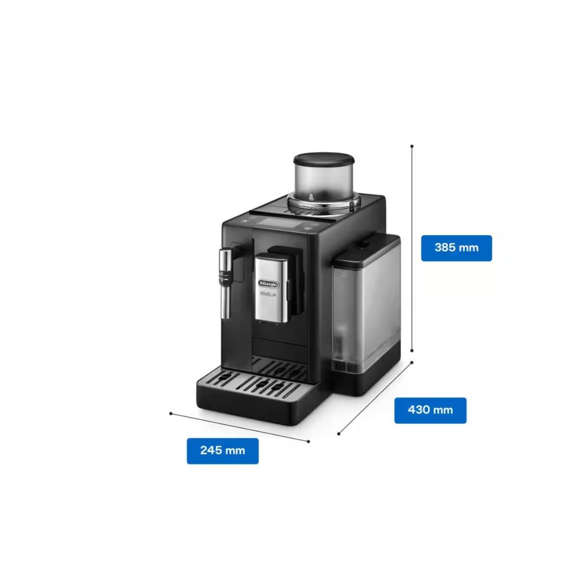 MACCHINA CAFFE' SUPERAUTOMATICA DE'LONGHI RIVELIA Onyx Black EXAM440.35.B