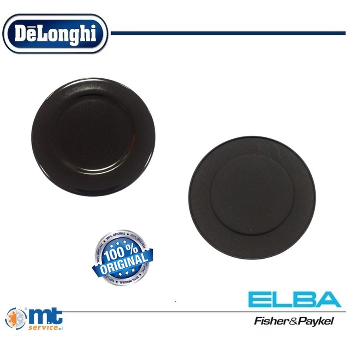 PIATTELLO SPARTIFIAMMA AUSILIARIO ELBA DELONGHI NERO LUCIDO ORIGINALE ESTERNO 4,6cm INTERNO 1,9cm