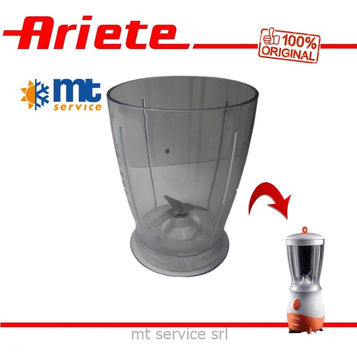 Bicchiere in plastica con lama per frullatore ariete blendy 570