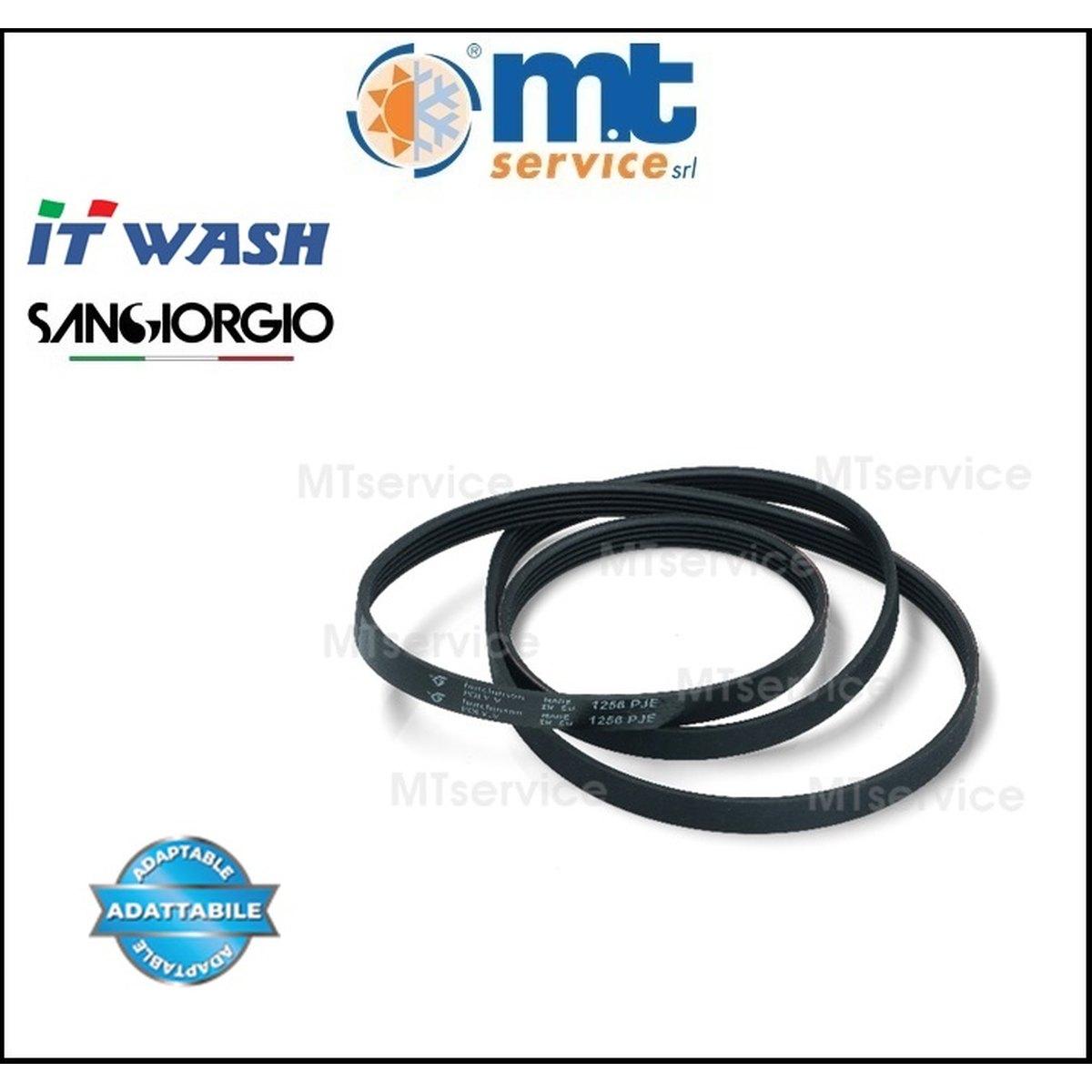 Cinghia 1256 j5 per lavatrice it wash compatibile 39901003201 39601003200