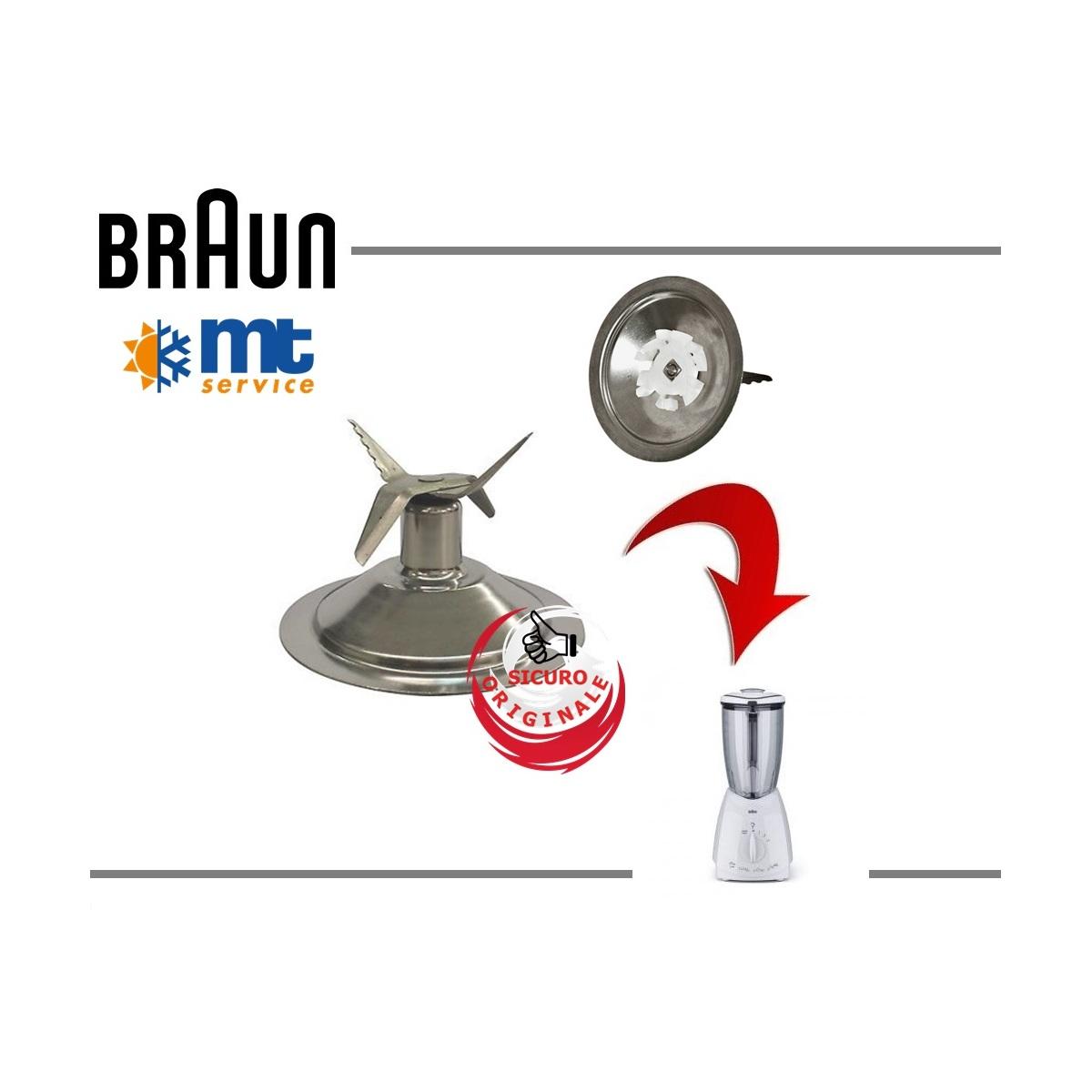 Lama originale braun per bicchiere in vetro frullatore 4184 4186