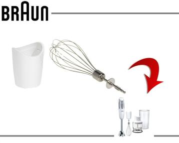 Assieme frusta e adattatore braun per 4162 / 4193