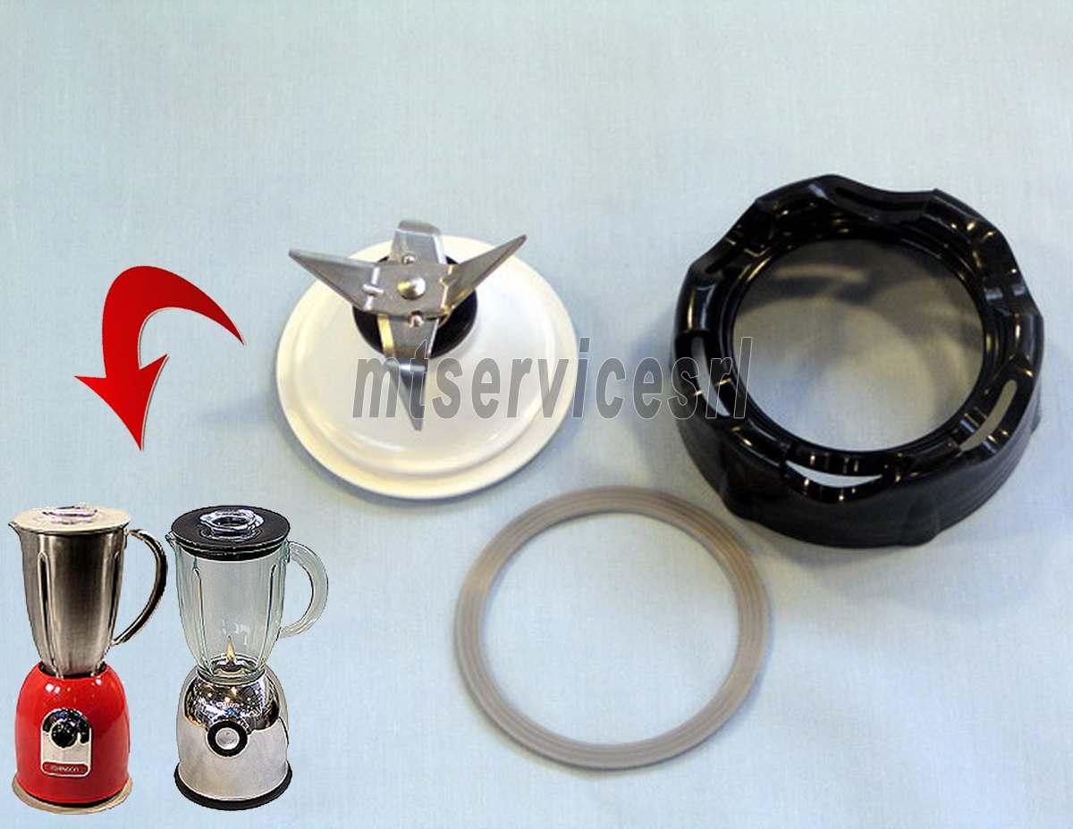 LAMA + GHIERA NERA KENWOOD ORIGINALE Per Frullatore BL721 BL730 BL740 BL745