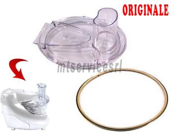 Coperchio boccia + guarnizione robot da cucina  fp770/fp776 originale kw705868