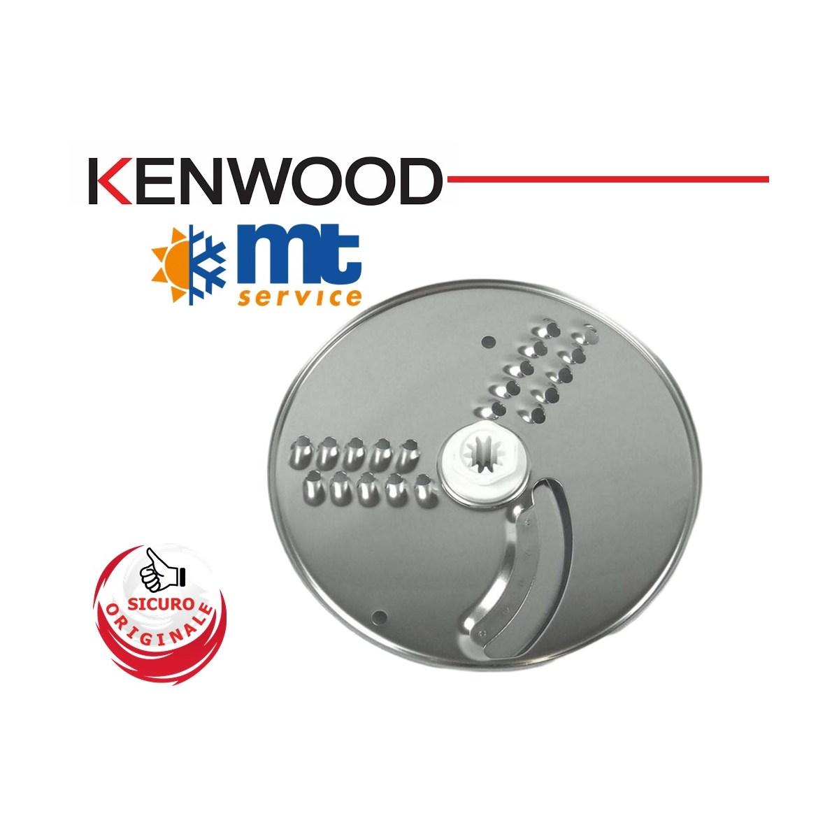 DISCO TAGLIO FINE 4mm E GRATTUGIA ORIGINALE KENWOOD FDP30xx // FPP2xx