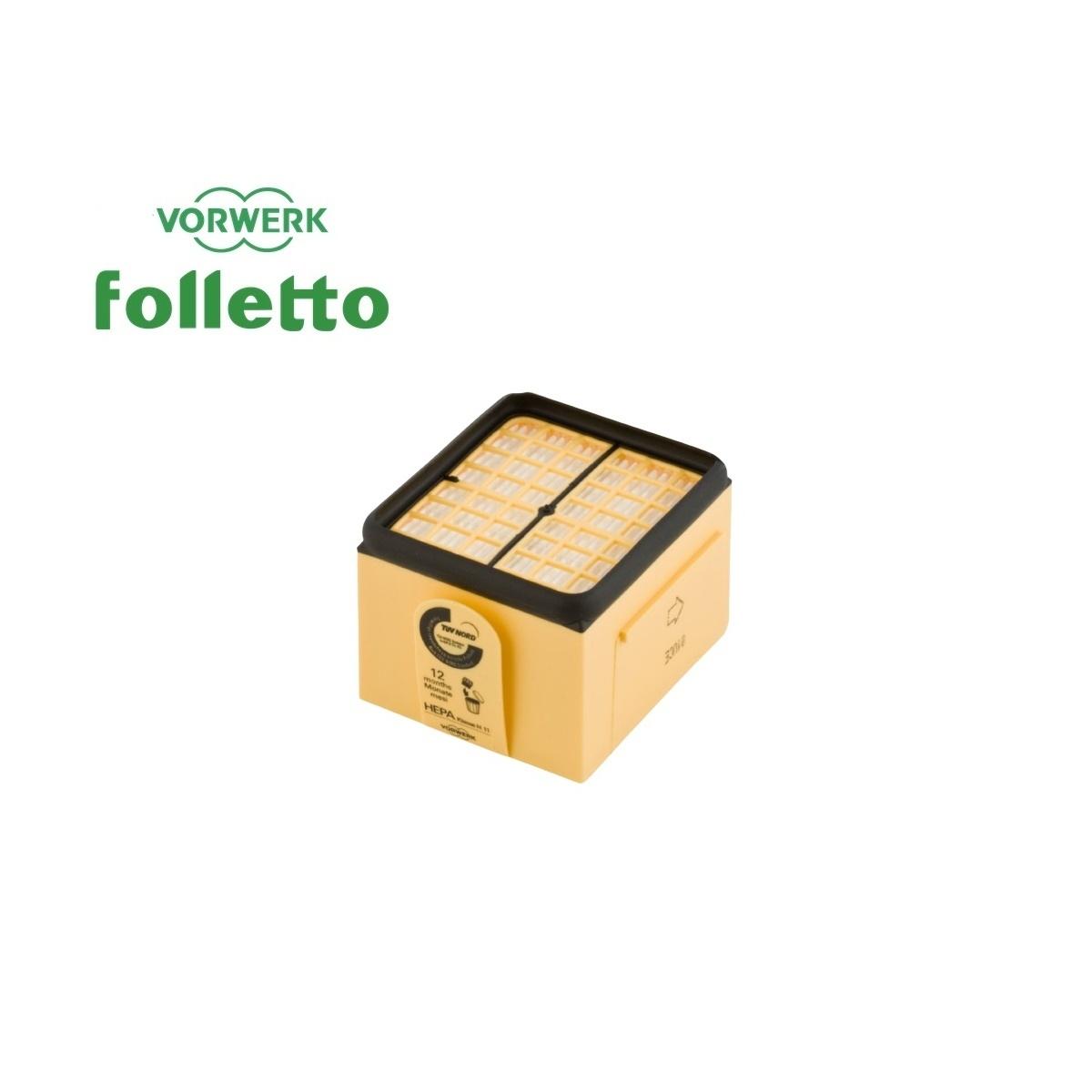 Microfiltro igenico vorwerk folletto vk135/136 originale