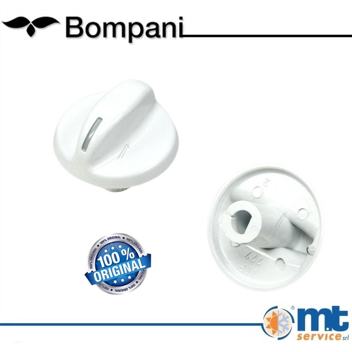 MANOPOLA ENNE BOMB GAS BIANCA NO V BOMPANI M00394804 DIA.45MM<br />