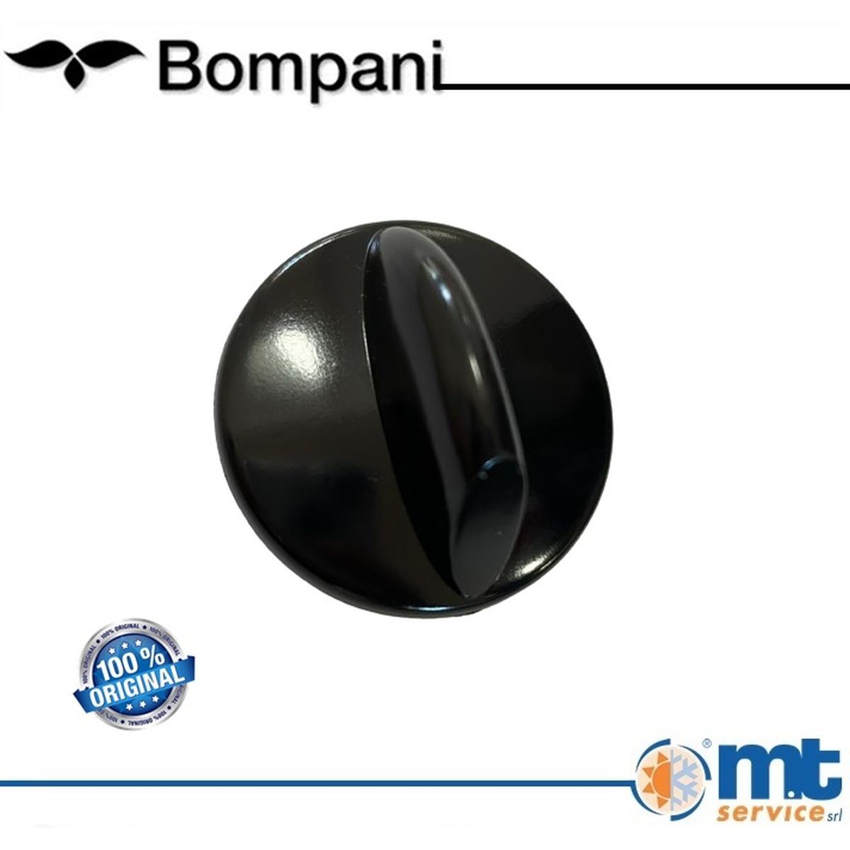 Manopola vale piani vetro 60/70 nera bompani m59202004 m00395446
