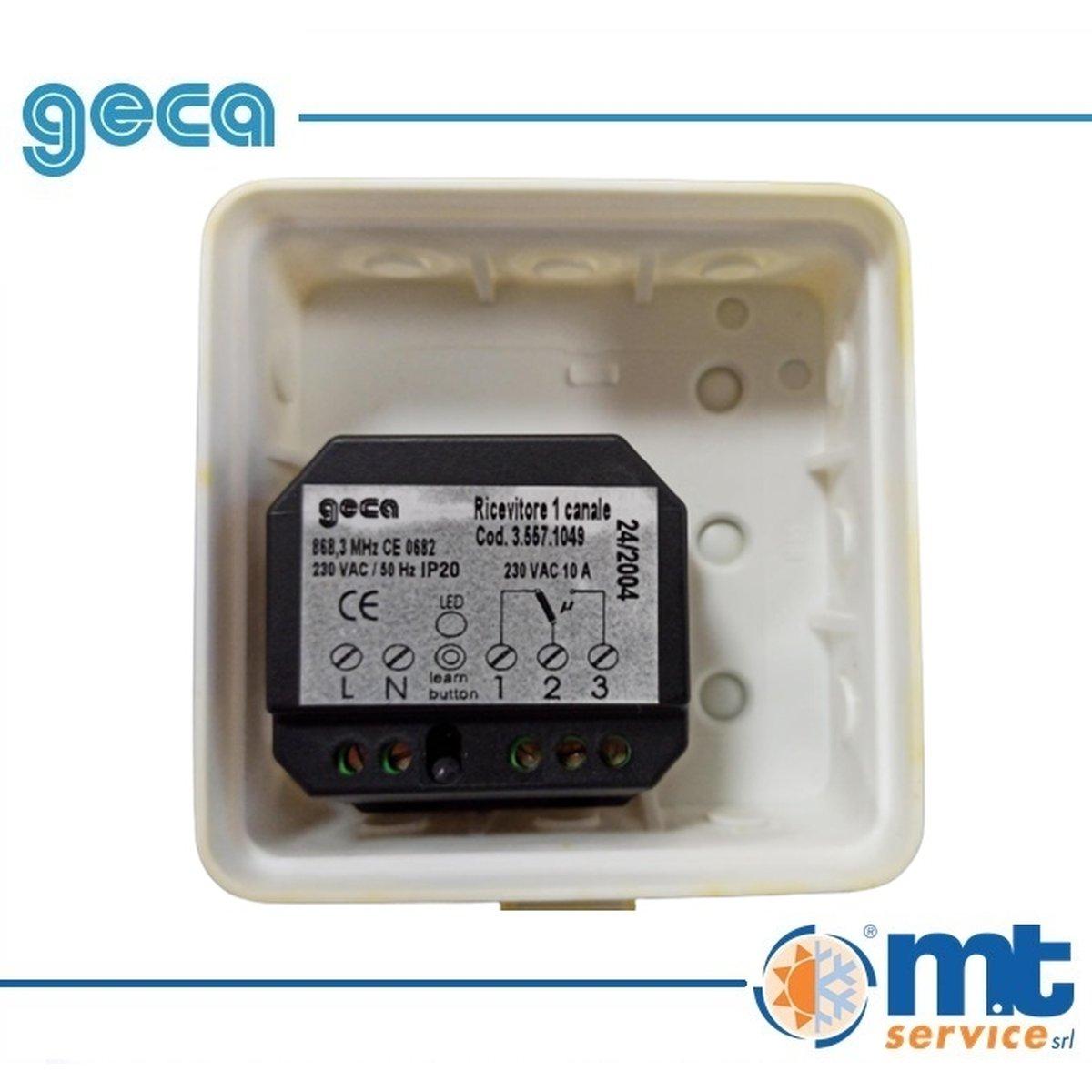 Ricevitore onde radio ip44 1 canal