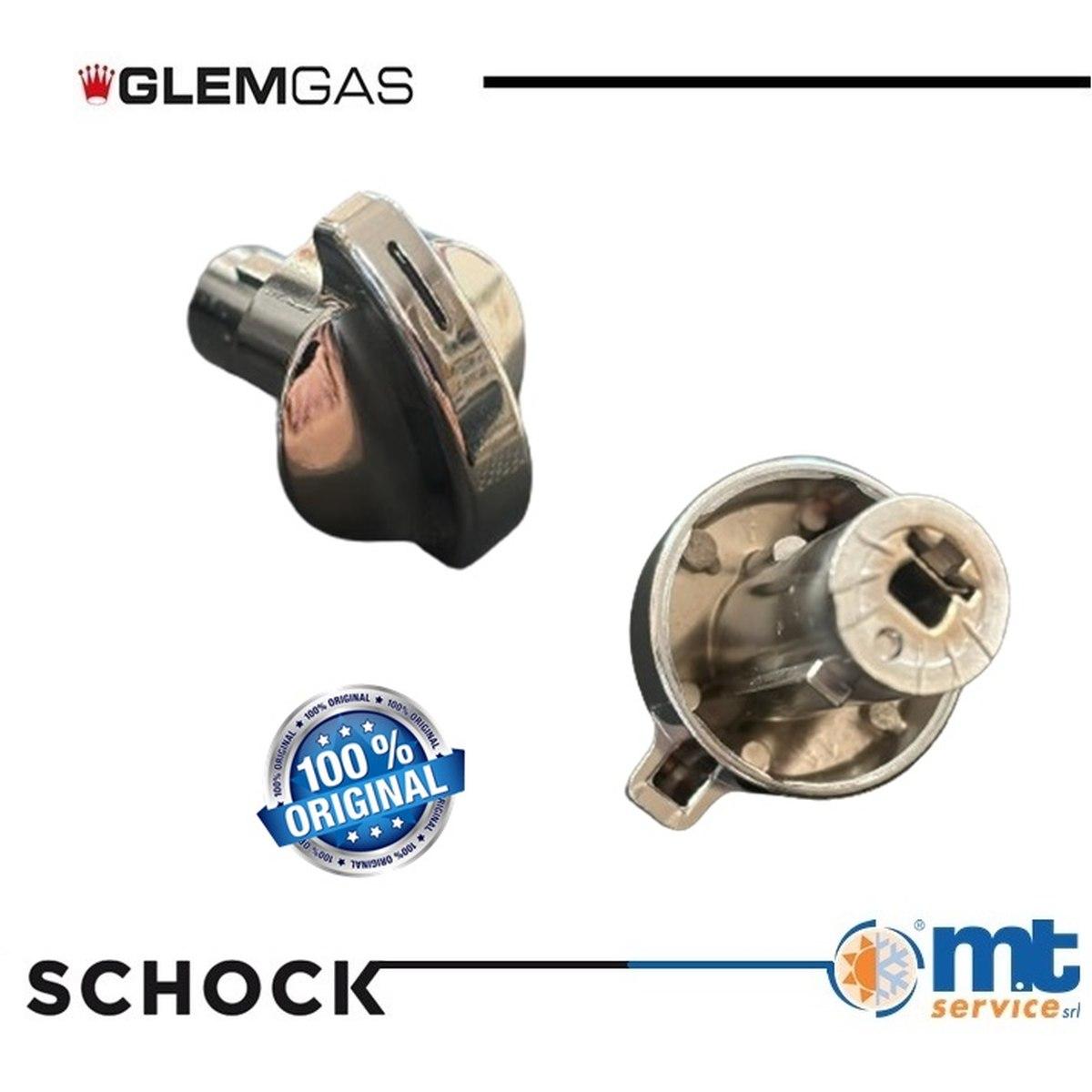 Manopola elegance-dr eletr.cromata originale glemgas 03v397