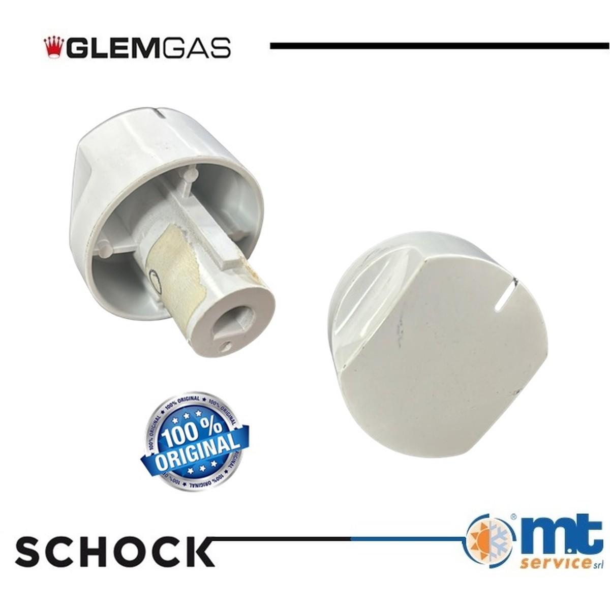 Manopola rubinetto forno bianca 03x983 originale glemgas