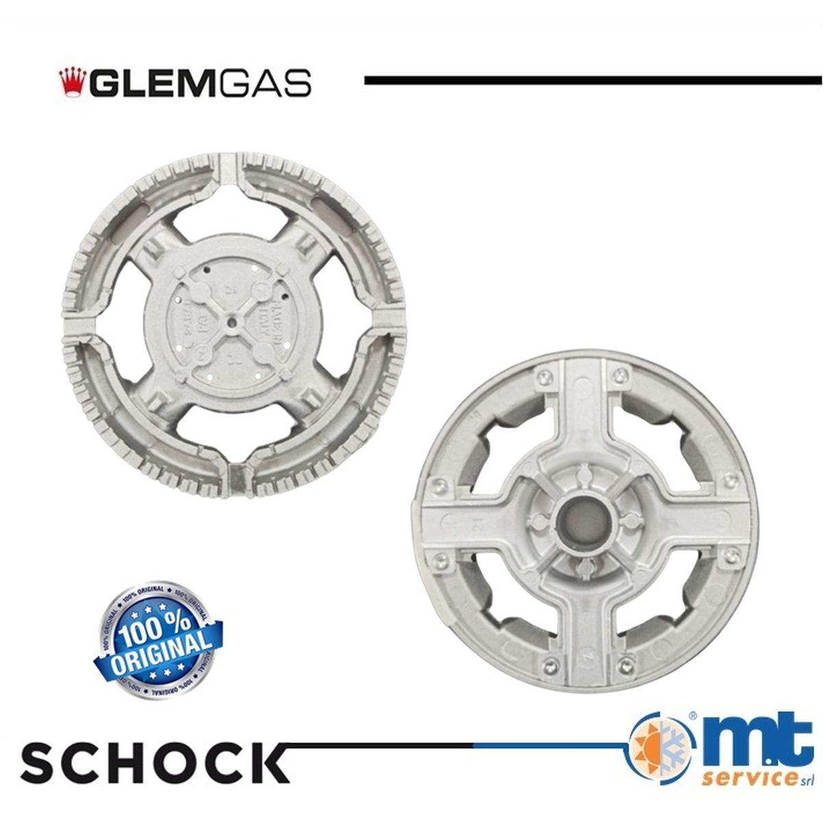 Spartifiamma bruciatore tripla corona glemgas l01a190g