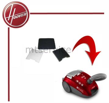 Kit filtri carboni attivi  u4 originali hoover per telios
