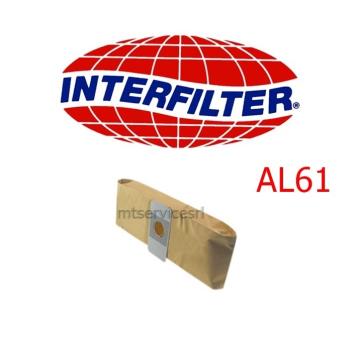 SACCHETTI CARTA BIDONE ALFATEC ELECTROLUX 10 Pz