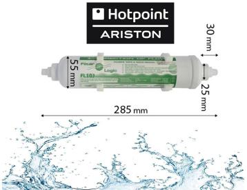 Filtro depurazione acqua per frigoriferi universale