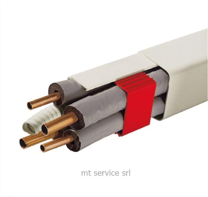 Canalina con coperchio mm 80 da 2 ml ap0812bc