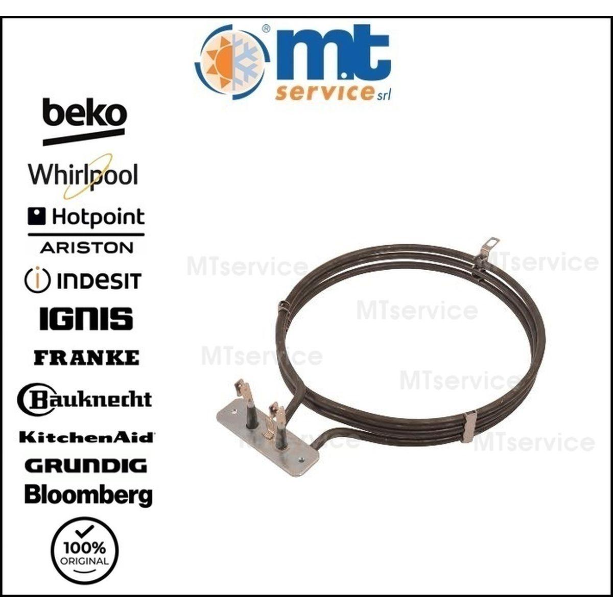 Resistenza circolare forno 2800 w 'star' ex c00052371