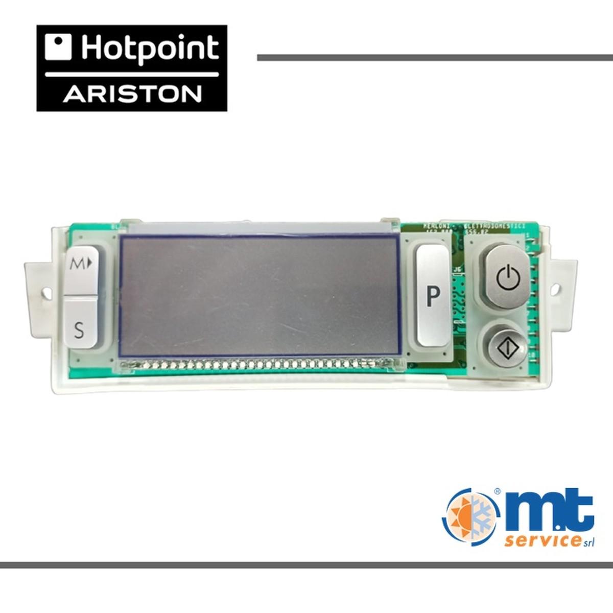 Display lcd (tasto metal) ariston rohs