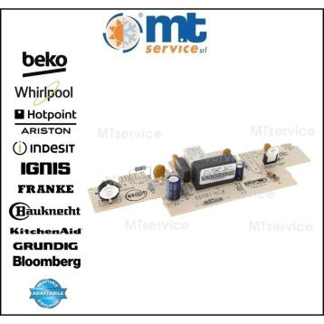 Scheda elettronica termostato frigo compatibile hotpoint ariston c00258772 (nota tecnica)
