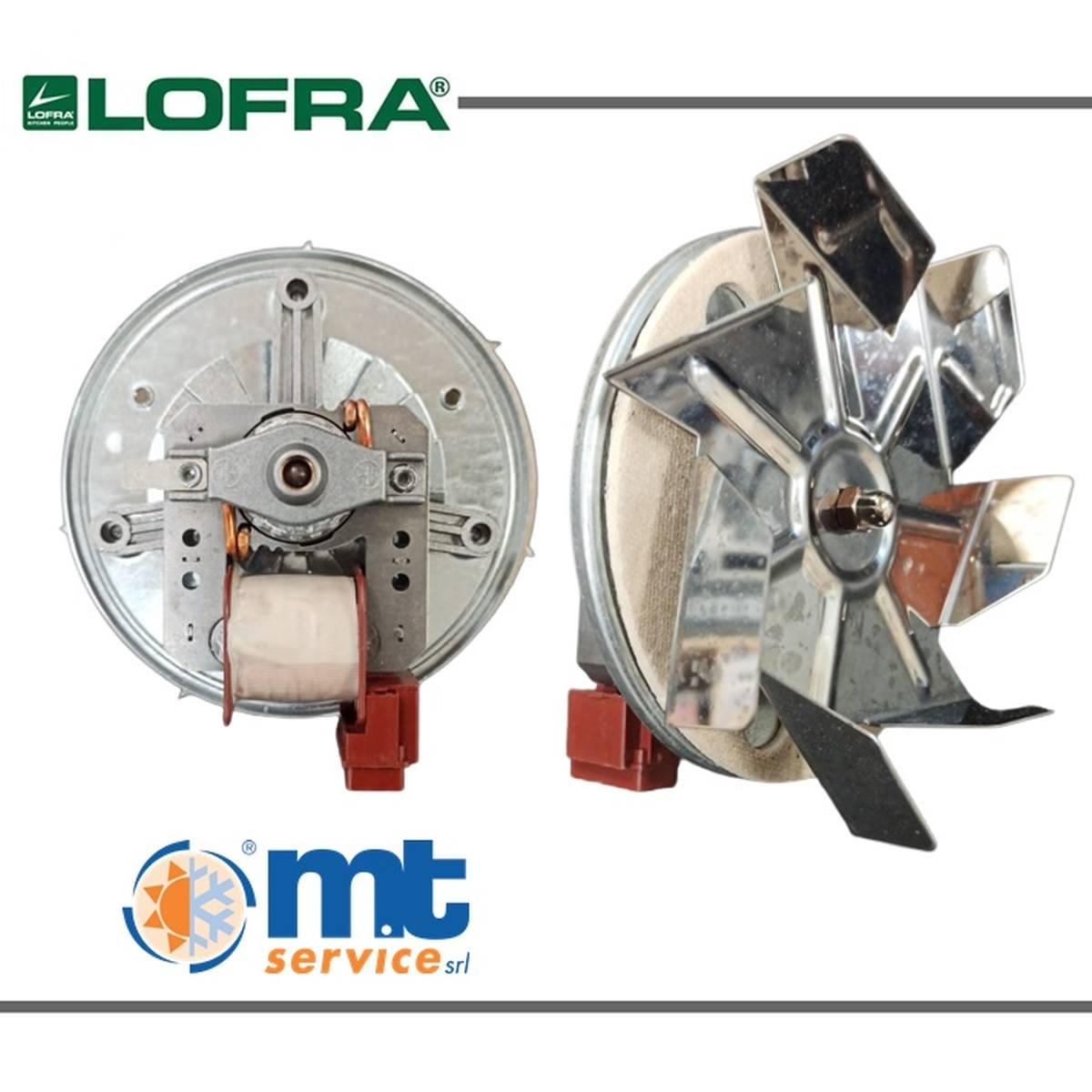 Motorino ventilatore forno lofra con ventola motore 03010532 x mod.mx66mfi/vb