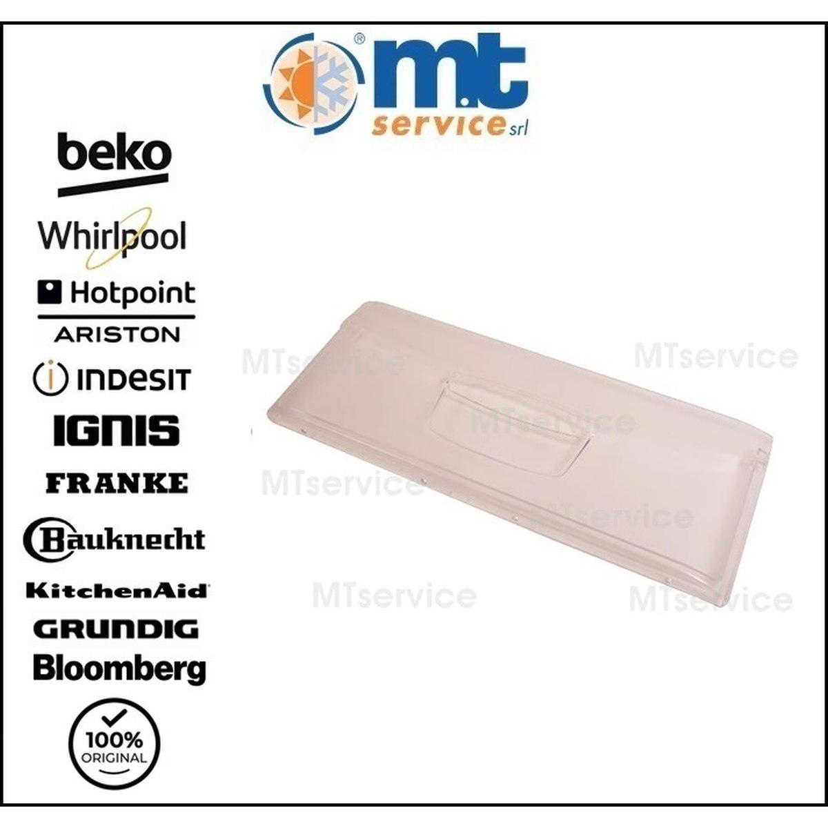 Frontale verduriera trasparente 508x200x27 originale c00273210