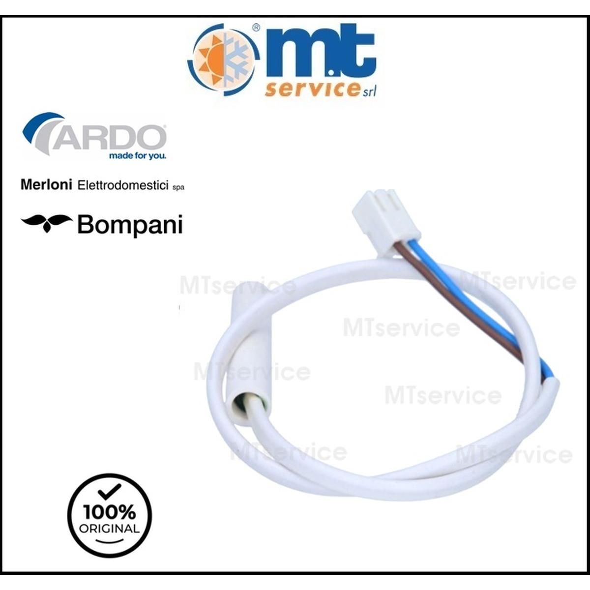 Sonda radiatore no-frost 651014078 502023500 compatibile con candy 49010498 gorenje 216787