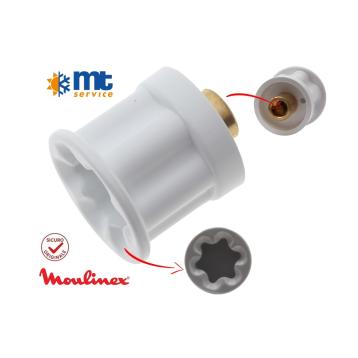 Albero di trasmissione bianco originale moulinex companion hf8 hf9