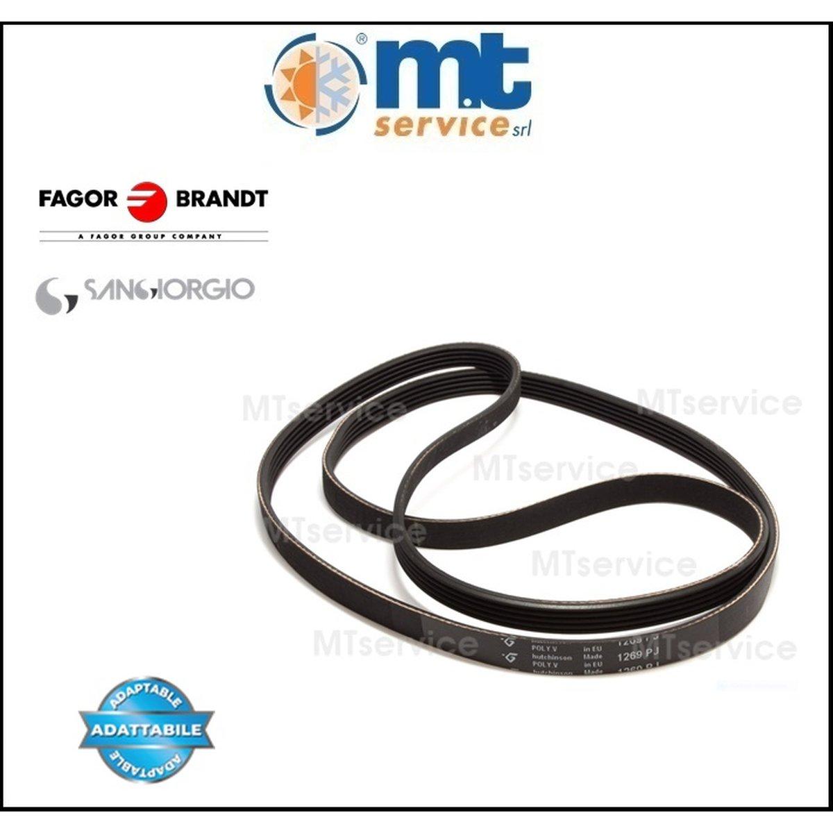 Cinghia lavatrice 1269 j5 compatibile fagor 55x9988