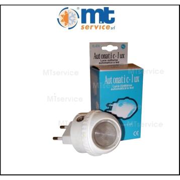 Luce notturna orientabile con sensore luce 0,4w