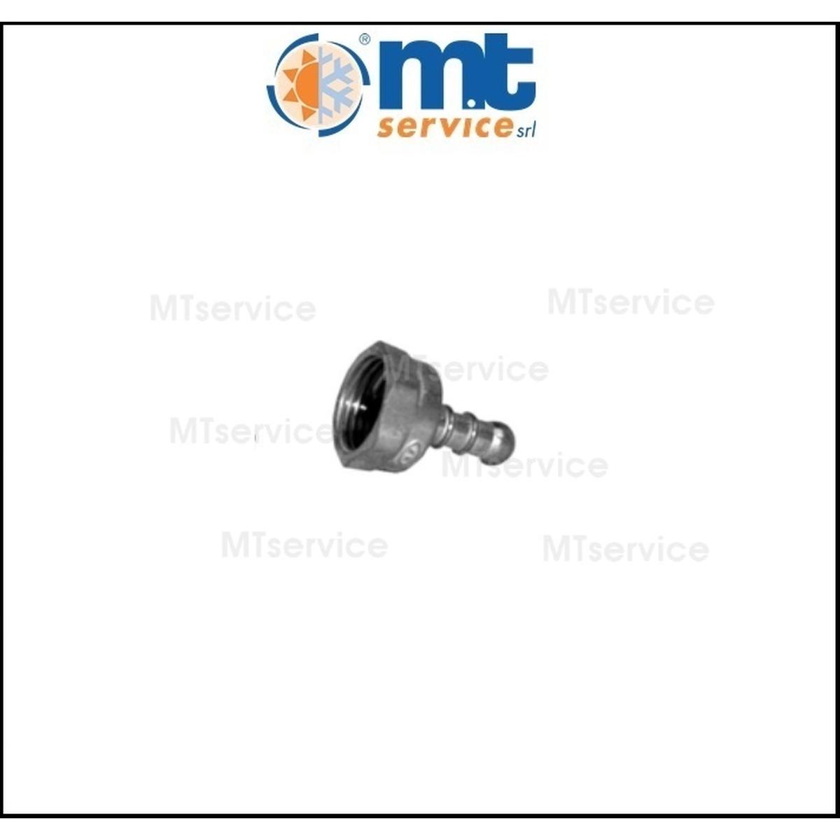 Portagomma dritto unico pz.femm. 1/2 wk154
